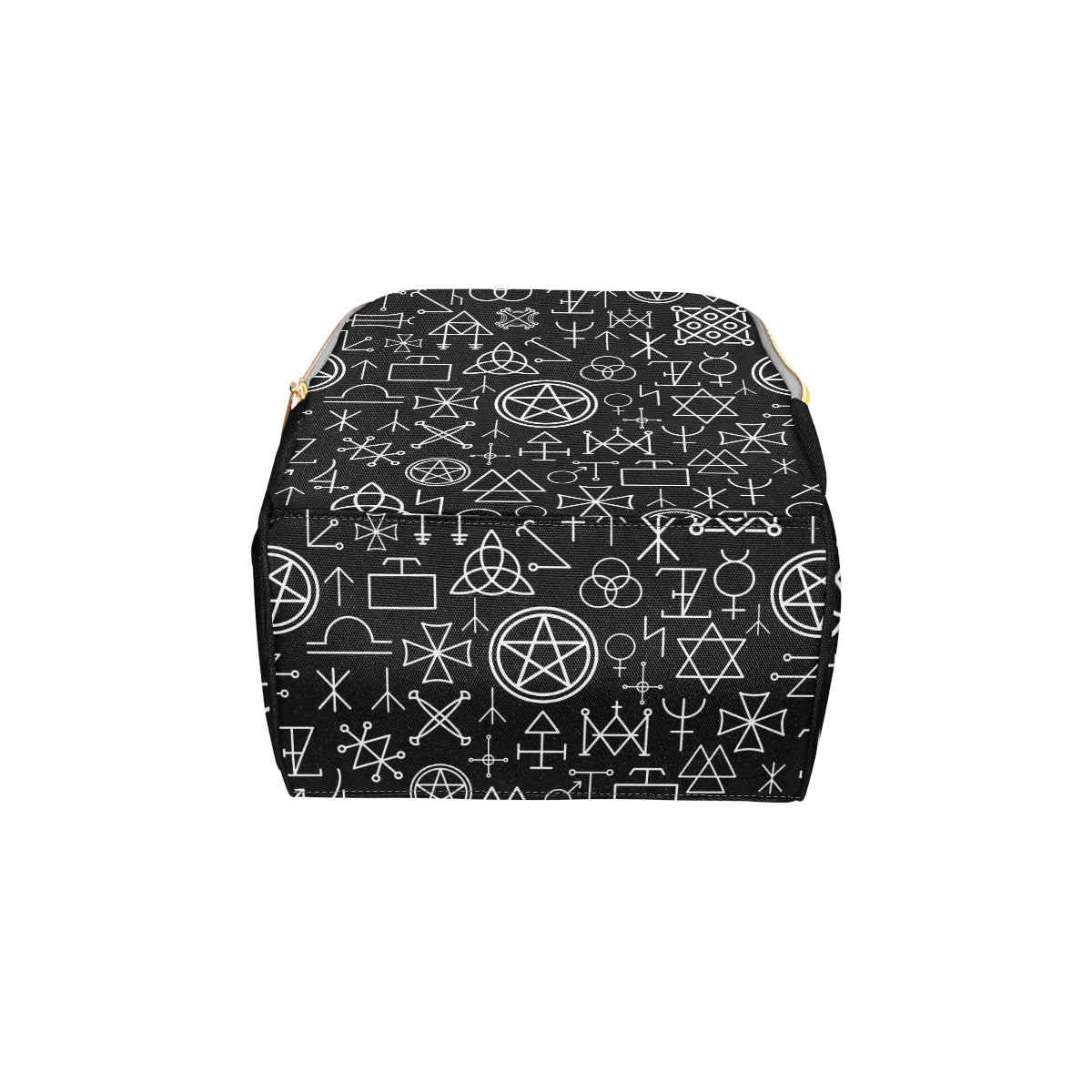 Pentagram Pattern Print Design A02 Diaper Bag Backpack