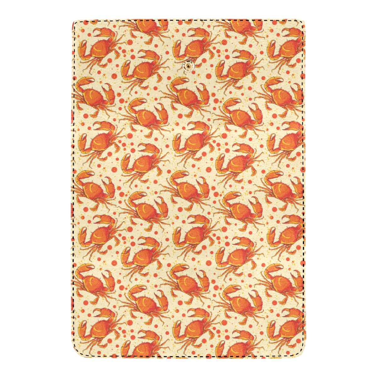 Crab Pattern Print Design 01 Women's Trifold Wallet