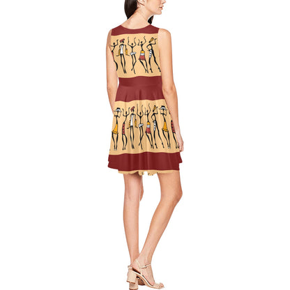 African People Sleeveless Dress
