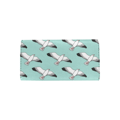 Pigeon Pattern Print Design 02 Women's Trifold Wallet