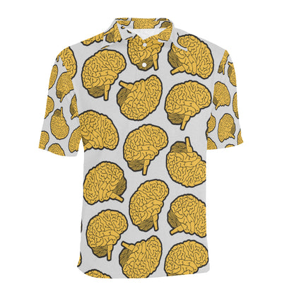 Psychology Pattern Print Design A01 Men Polo Shirt