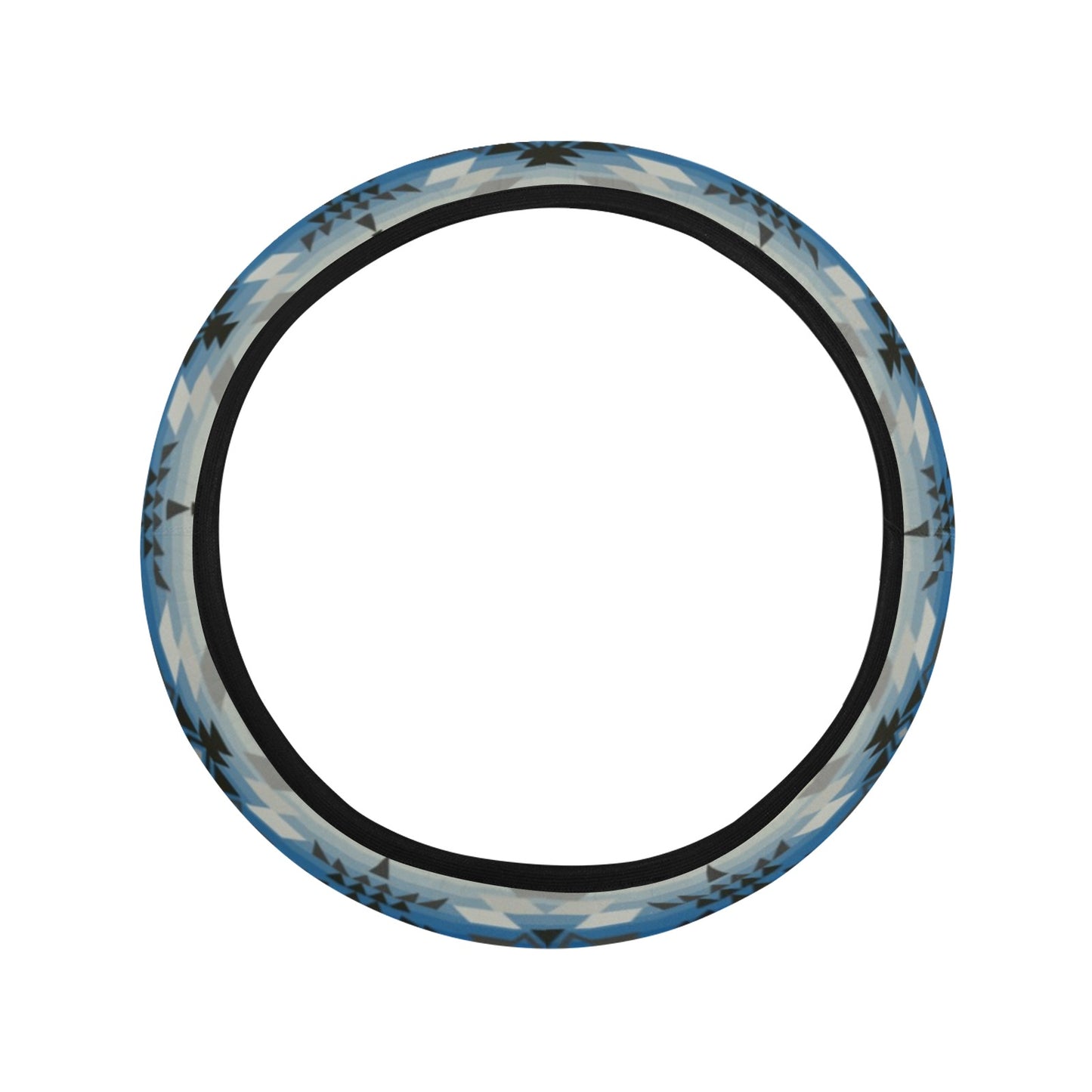 Southwest Pattern Print Design LKS304 Steering Wheel Cover with Elastic Edge