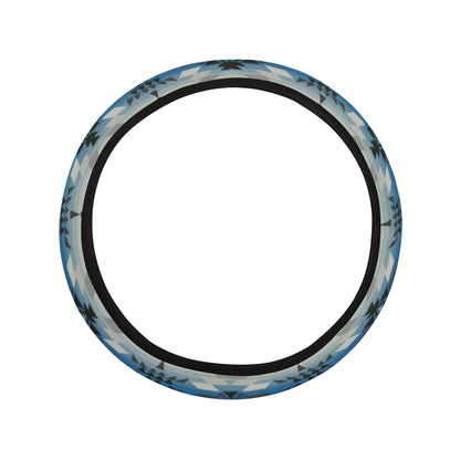 Southwest Pattern Print Design LKS304 Steering Wheel Cover with Elastic Edge