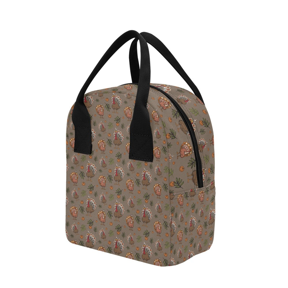 Thanksgiving Print Design LKS306 Insulated Lunch Bag