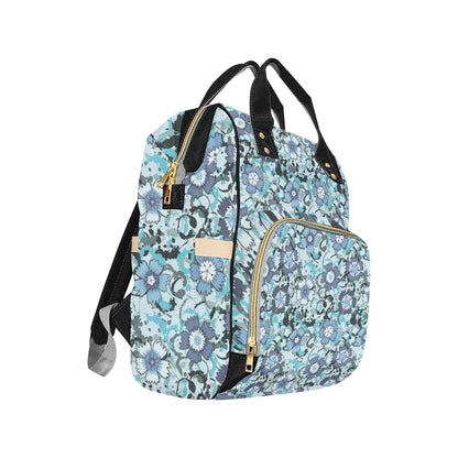 Carnations Pattern Print Design CN04 Diaper Bag Backpack