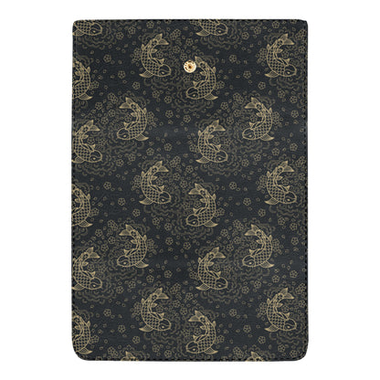 KOI Fish Pattern Print Design 02 Women's Trifold Wallet