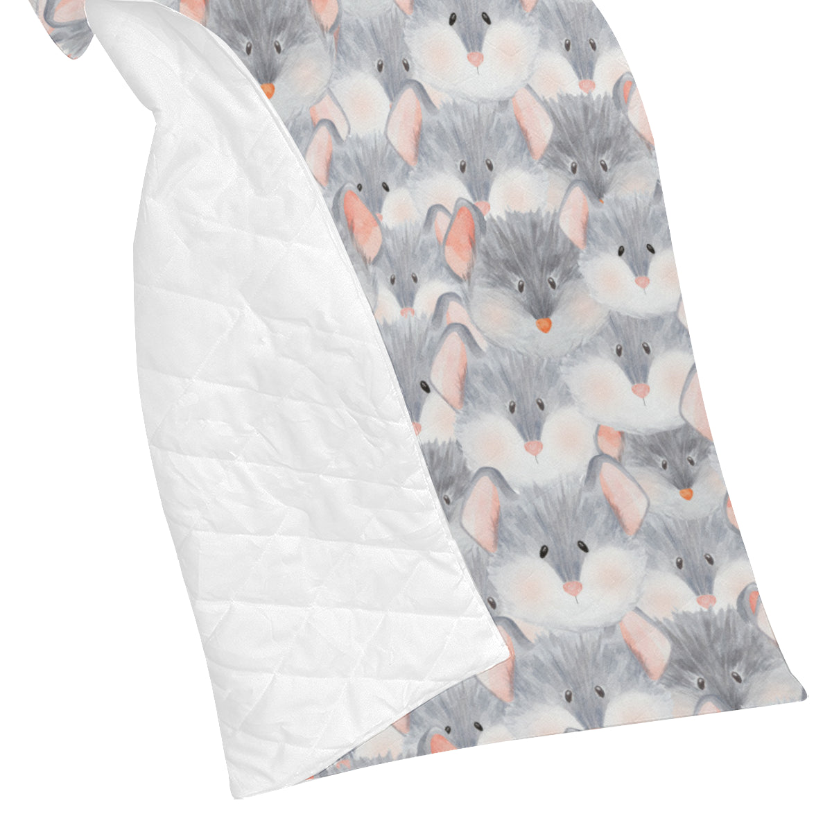 Rat Baby Pattern Print Design 02 Premium Quilt