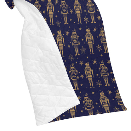 Nutcracker Pattern Print Design A05 Premium Quilt