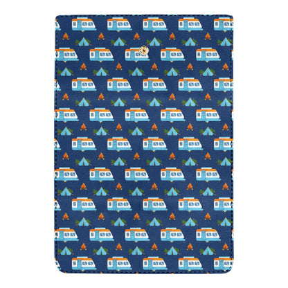 Camper Pattern Camping Themed No 3 Print Women's Trifold Wallet