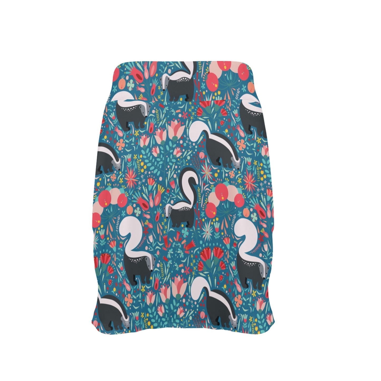 Skunk Print Design LKS302 17" Golf & Pickleball Skort with Pockets