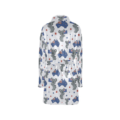 Koala Australia Day Themed Design Women's Fleece Robe