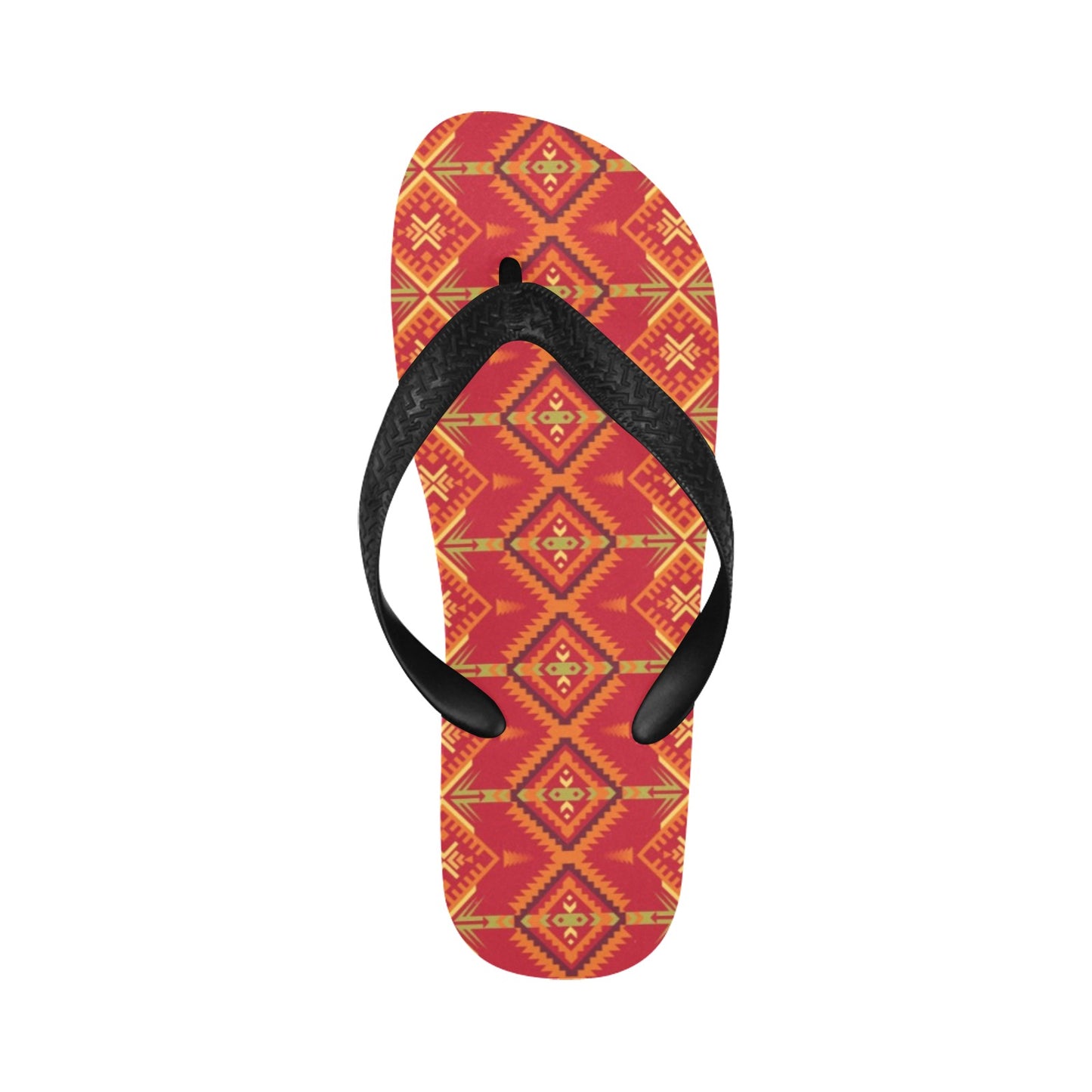 Southwest Pattern Print Design LKS305 Flip Flops