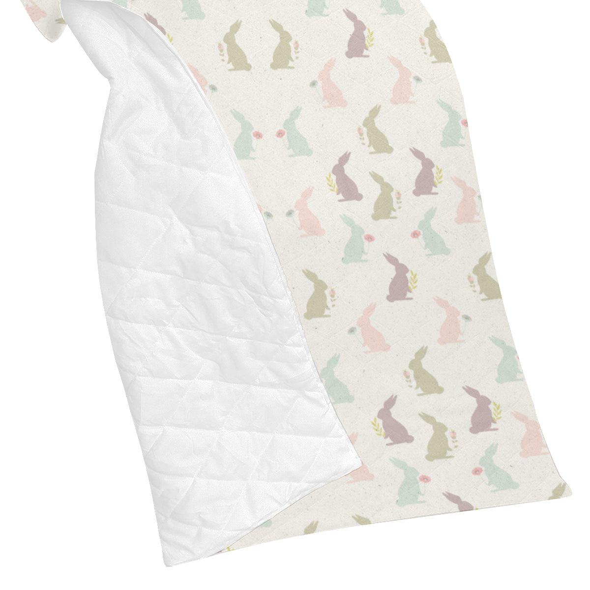 Bunny Pattern Print Design 05 Premium Quilt