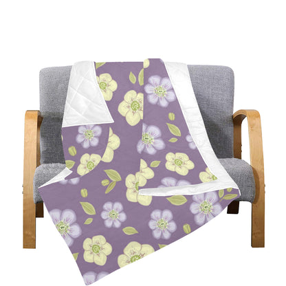 Anemone Pattern Print Design AM013 Premium Quilt