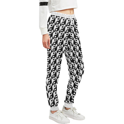 Yin Yang Classic Pattern Design Print Unisex Sweatpants