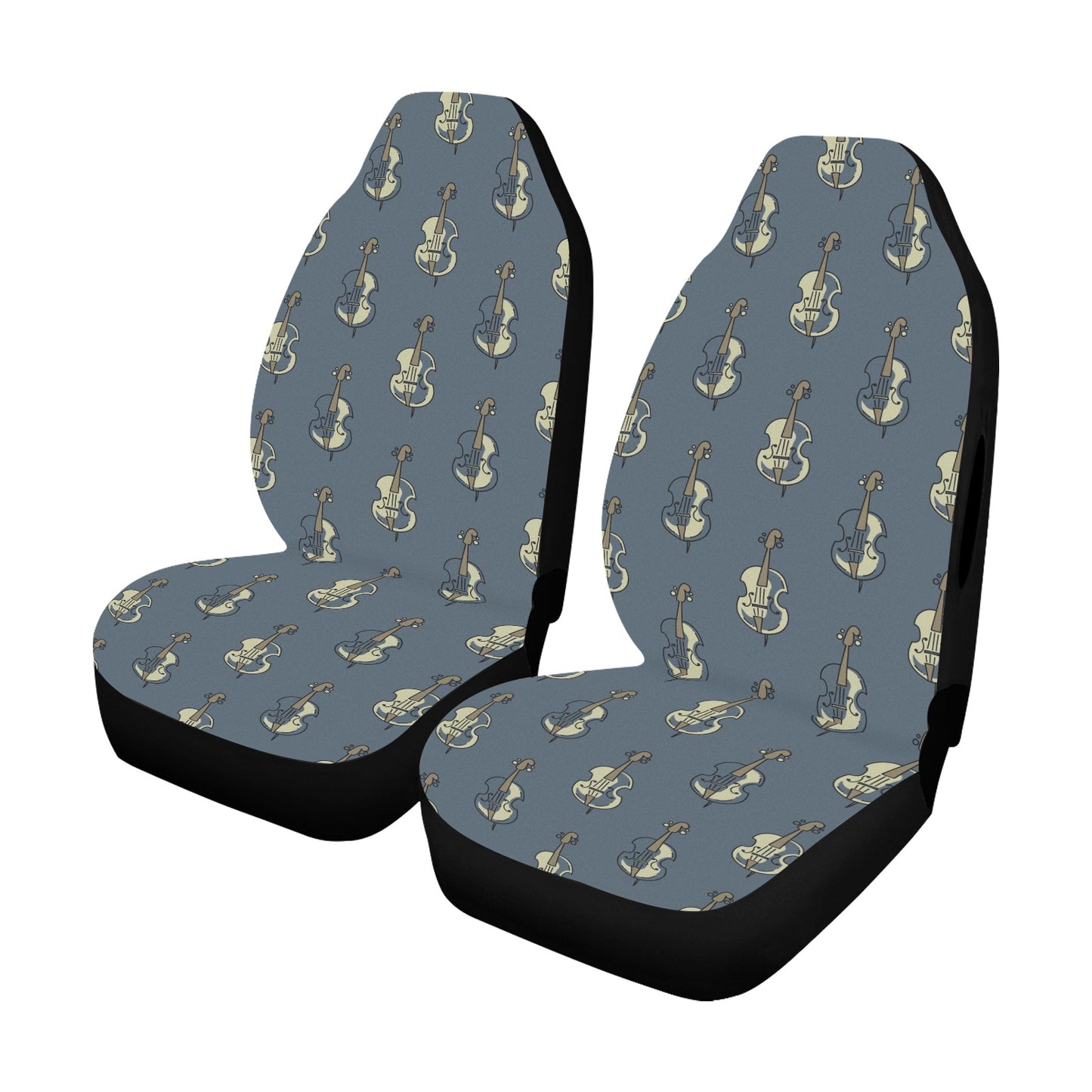 Violin Print Design LKS403 Car Seat Covers