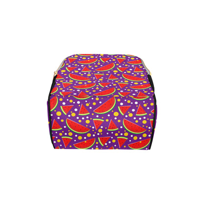 Watermelon Pattern Print Design WM010 Diaper Bag Backpack