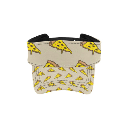 Pizza Pattern Print Design A04 Unisex Sun Visor
