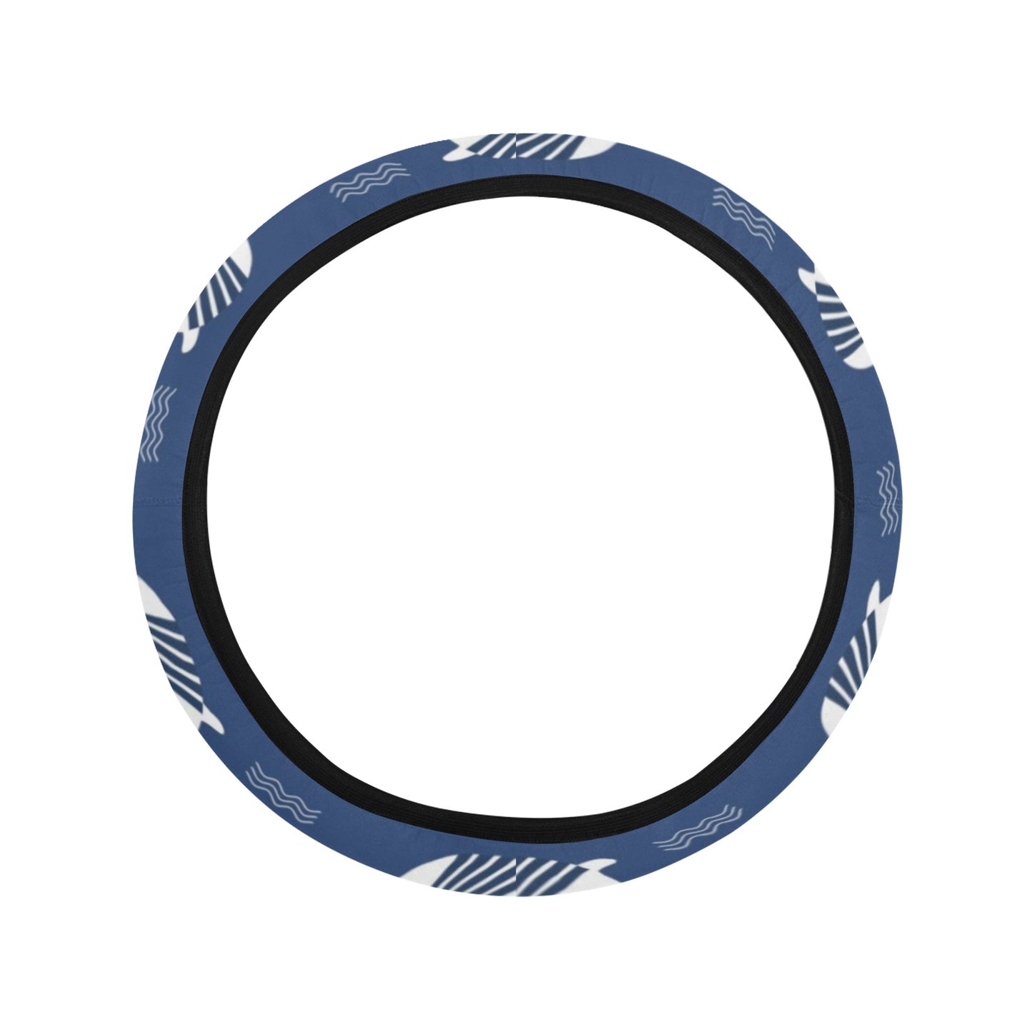 Sea Lion Print Design LKS403 Steering Wheel Cover with Elastic Edge