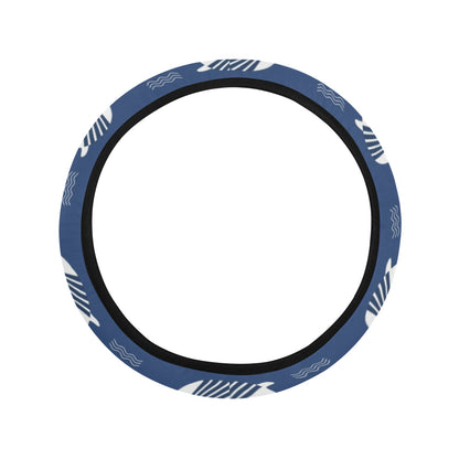 Sea Lion Print Design LKS403 Steering Wheel Cover with Elastic Edge