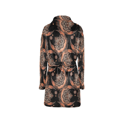 Sun Moon Mandala Women's Fleece Robe