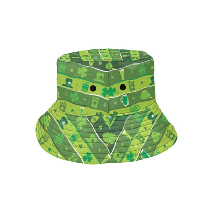Shamrock Print Design LKS303 Unisex Bucket Hat
