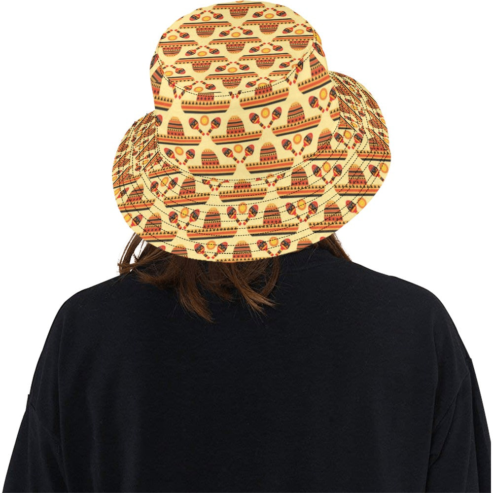 Maracas Print Design LKS403 Unisex Bucket Hat