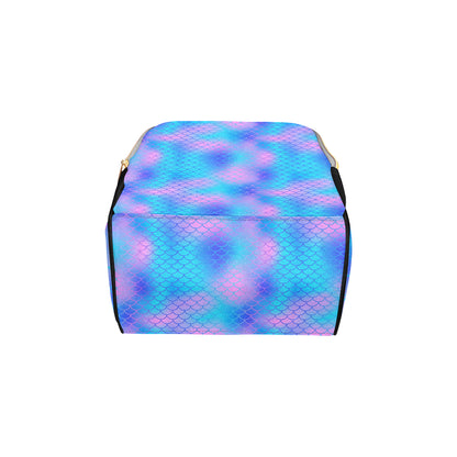 Mermaid Scales Pattern Print Design 04 Diaper Bag Backpack