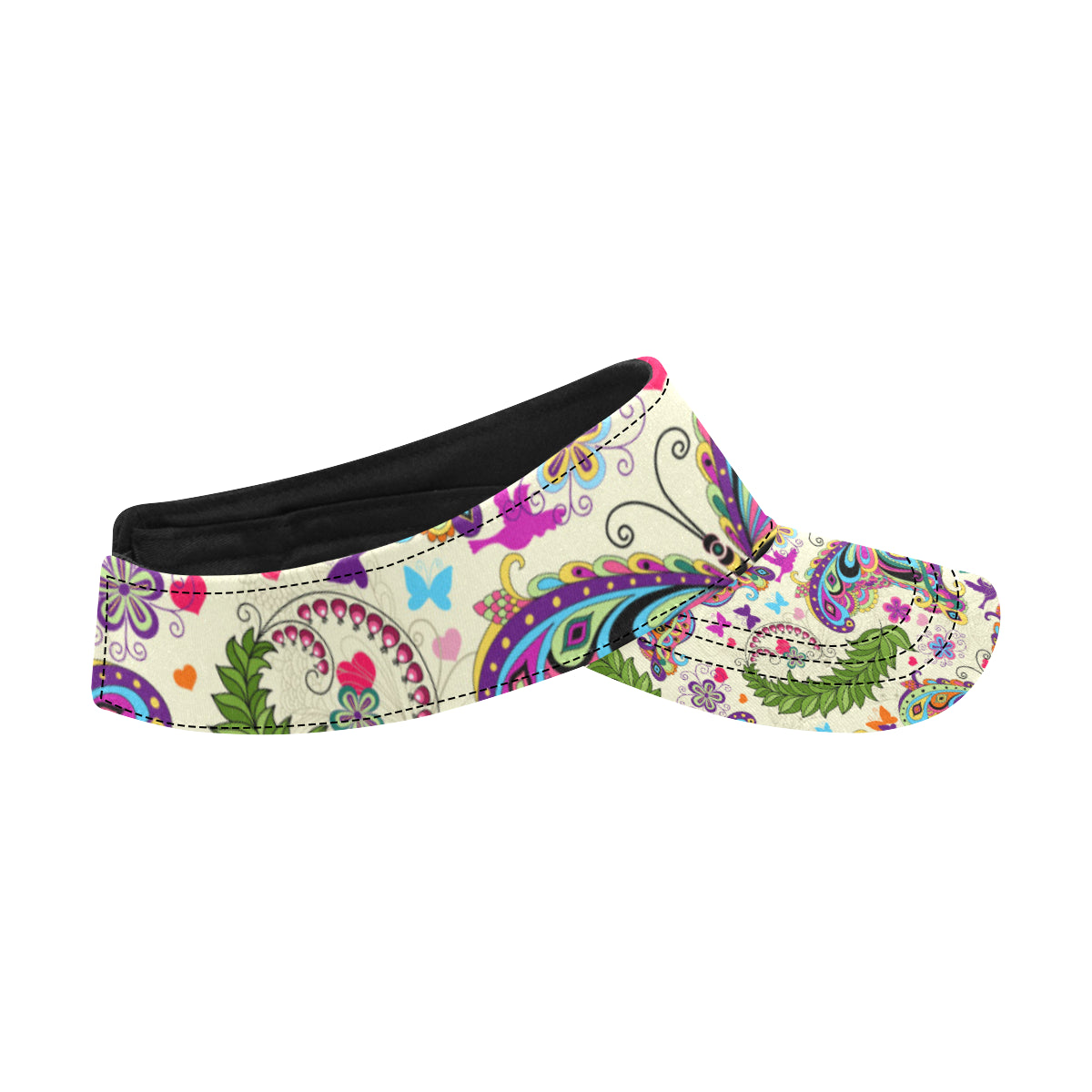 Butterfly Colorful Indian Style Unisex Sun Visor