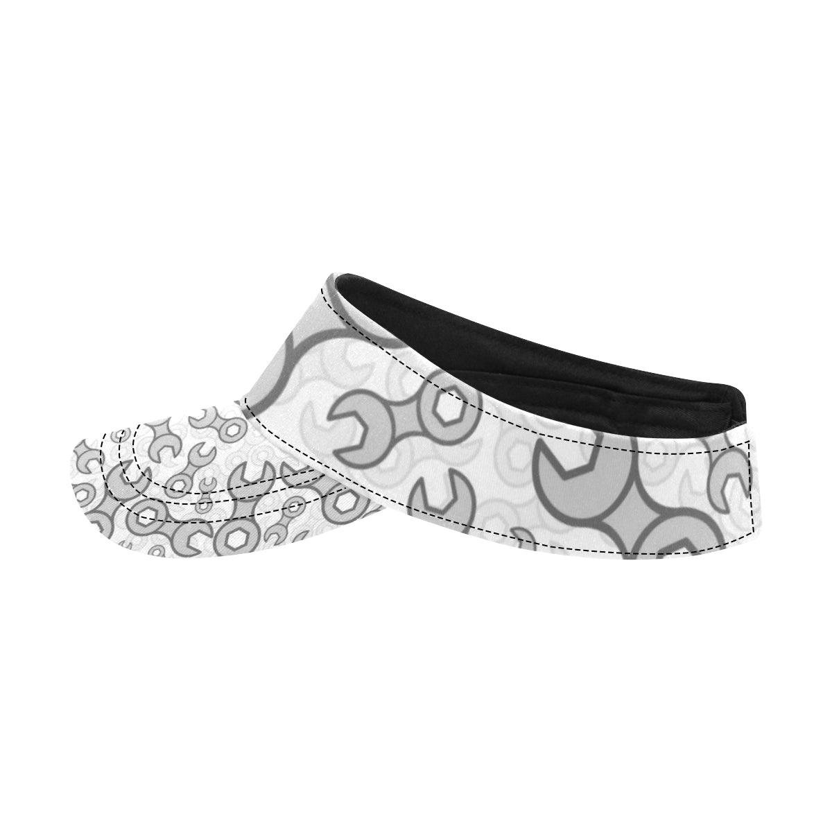 Mechanic Pattern Print Design 05 Unisex Sun Visor