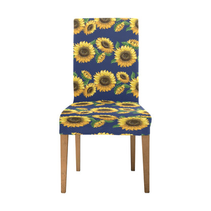 Sunflower Print Design LKS307 Dining Chair Slipcover