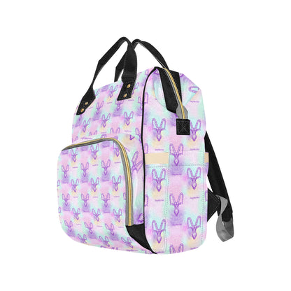 Capricorn Zodiac Pattern Print Design 02 Diaper Bag Backpack