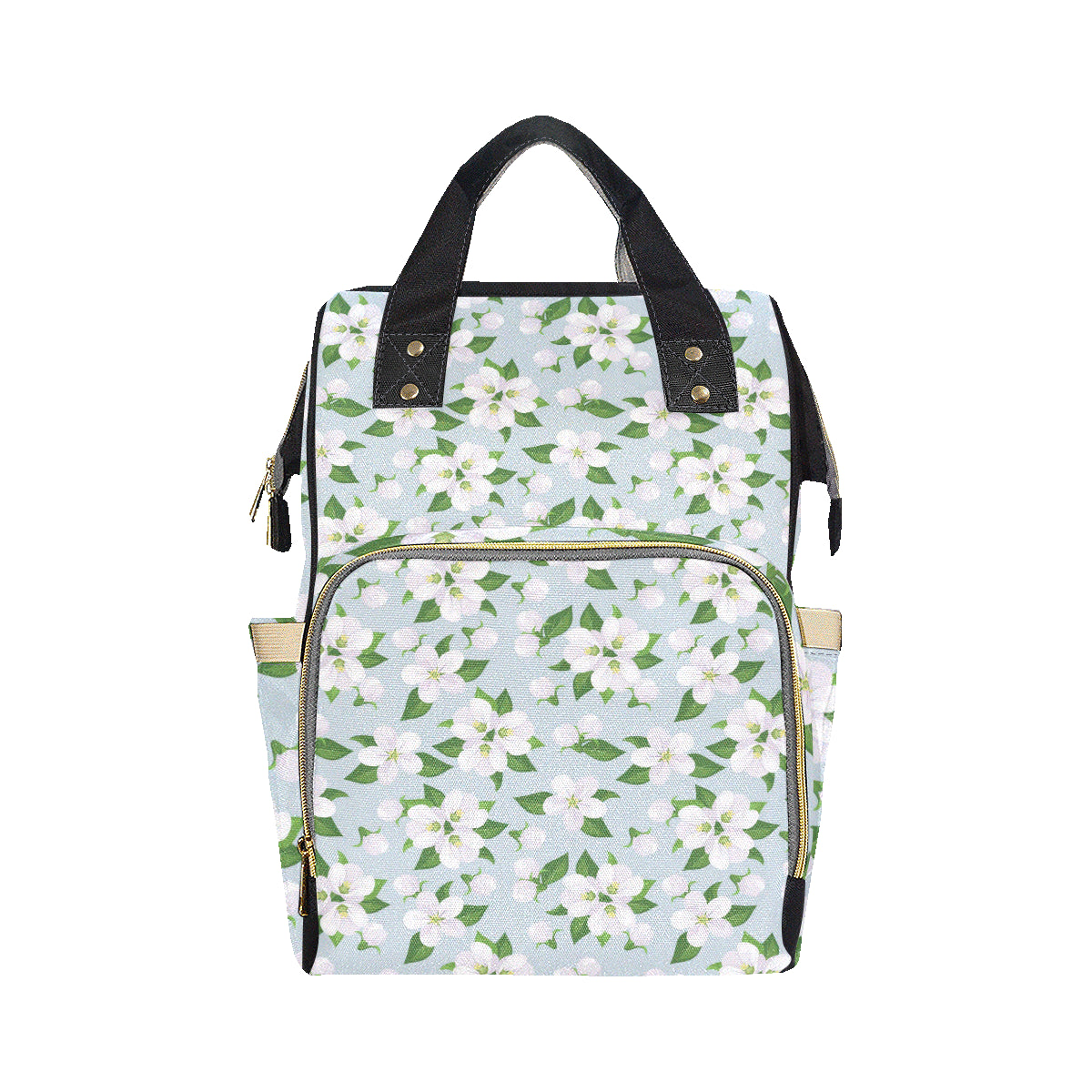 Apple blossom Pattern Print Design AB04 Diaper Bag Backpack