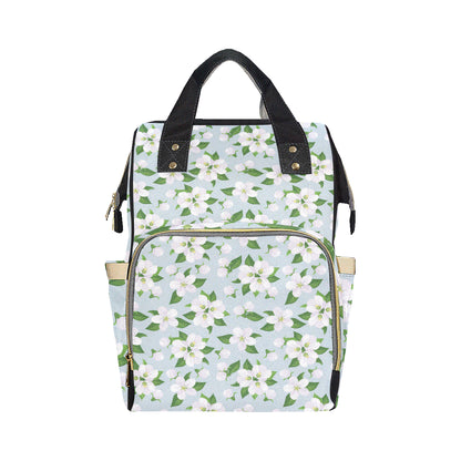 Apple blossom Pattern Print Design AB04 Diaper Bag Backpack