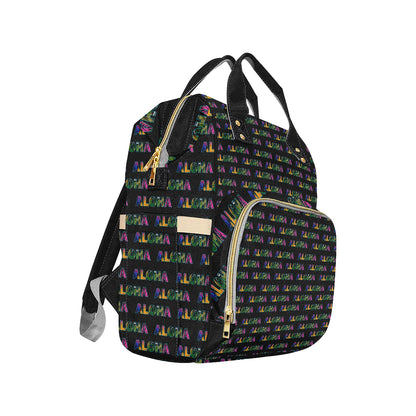 Aloha Hawaii Neon Diaper Bag Backpack