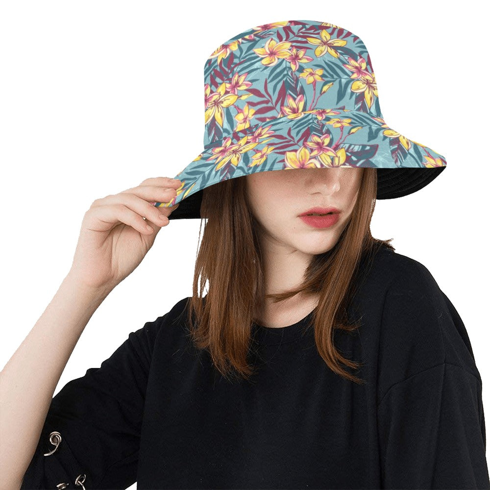 Summer Floral Print Design LKS304 Unisex Bucket Hat