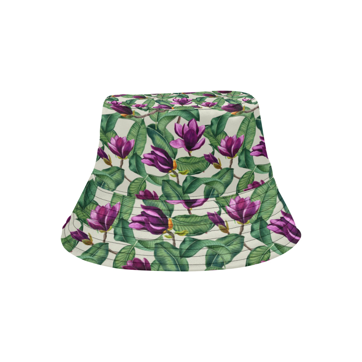 Magnolia Pattern Print Design MAG07 Unisex Bucket Hat