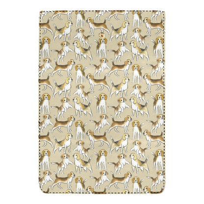Beagle Pattern Print Design 04 Women's Trifold Wallet