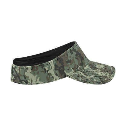 Camouflage Pattern Print Design 06 Unisex Sun Visor