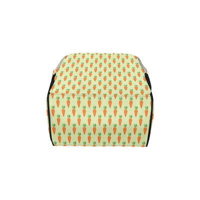 Carrot Pattern Print Design 02 Diaper Bag Backpack