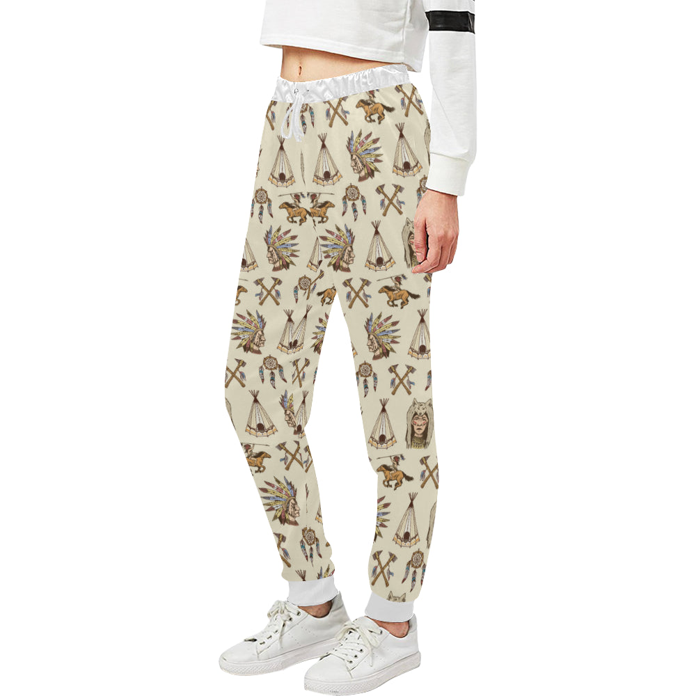 Native Indian Pattern Design Print Unisex Sweatpants