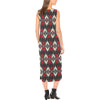 Southwestern Pattern Sleeveless Long Dress