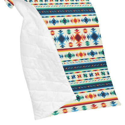 Aztec Pattern Print Design 02 Premium Quilt