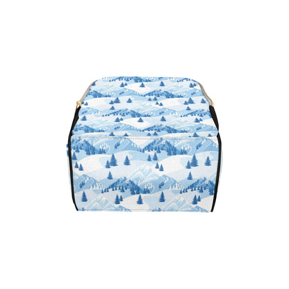 Mountain Pattern Print Design 03 Diaper Bag Backpack