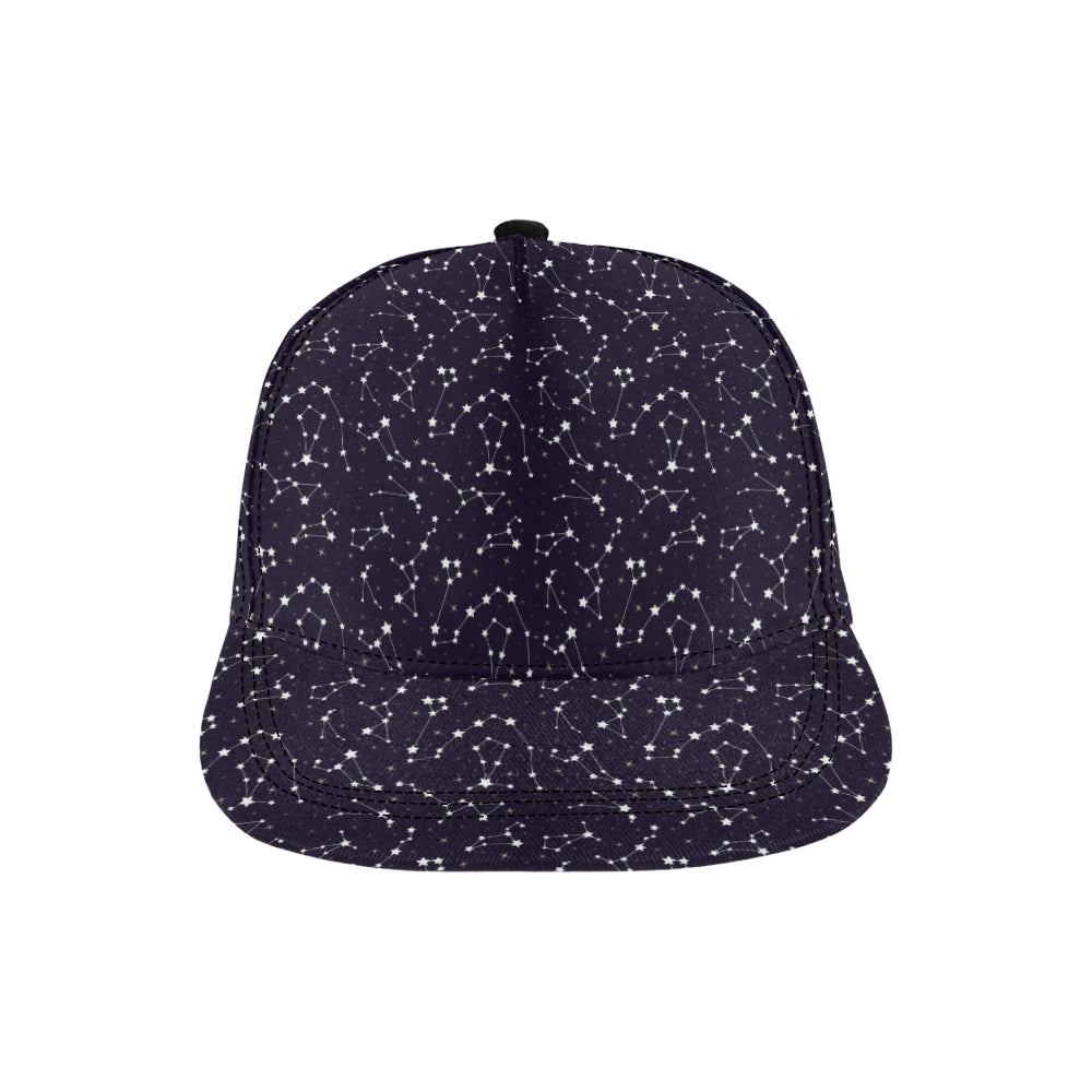 Zodiac Star Pattern Design Print Snapback Cap