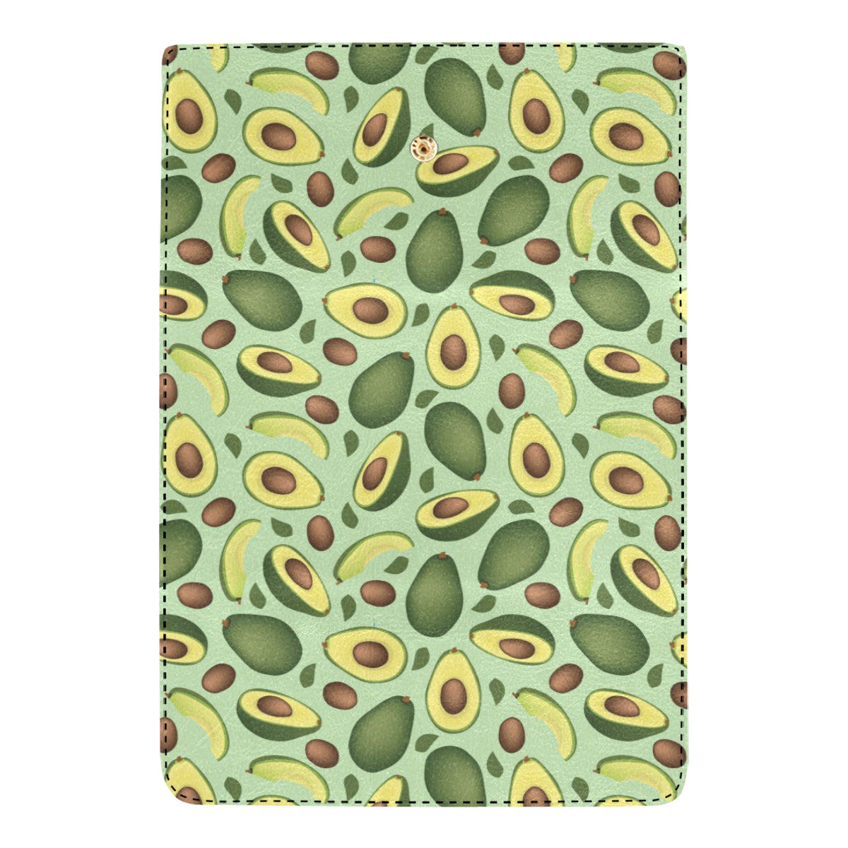 Avocado Pattern Print Design AC01 Women's Trifold Wallet