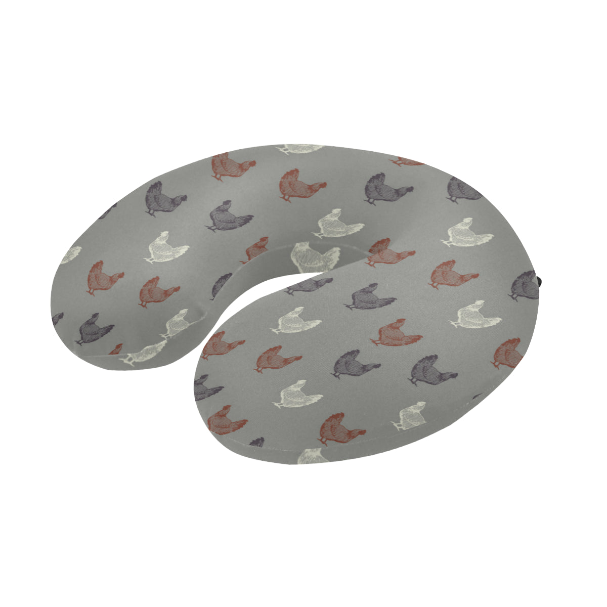 Chicken Pattern Print Design 01 U-Shaped Travel Neck Pillow