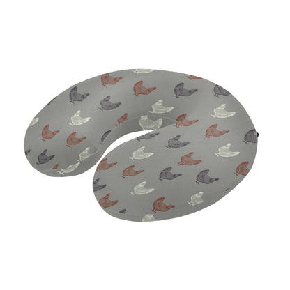 Chicken Pattern Print Design 01 U-Shaped Travel Neck Pillow
