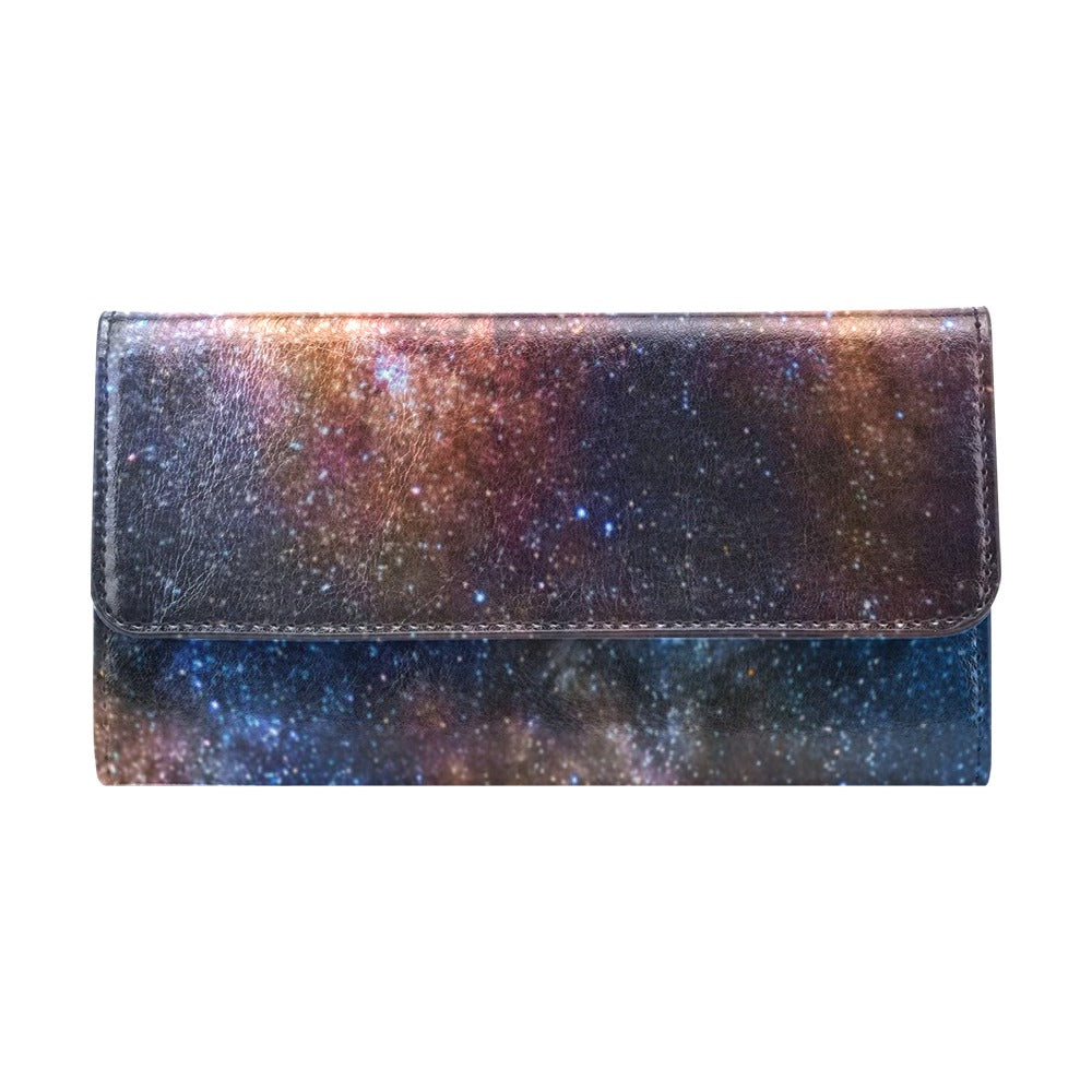 Celestial Milky way Galaxy Women's Trifold Wallet