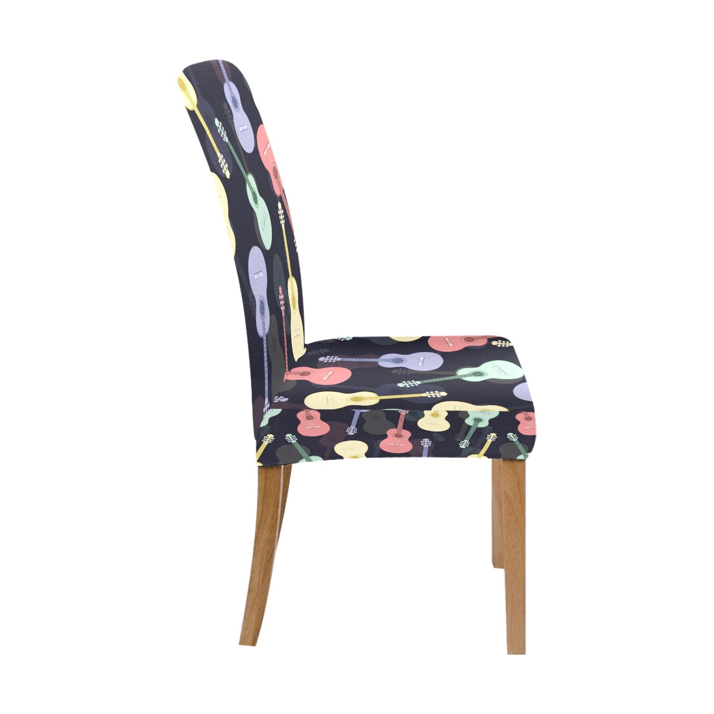 Acoustic Guitar Print Design LKS401 Dining Chair Slipcover